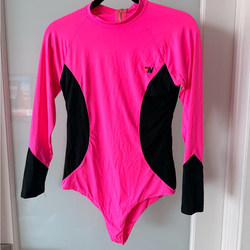 Aviator Nation zip up one piece